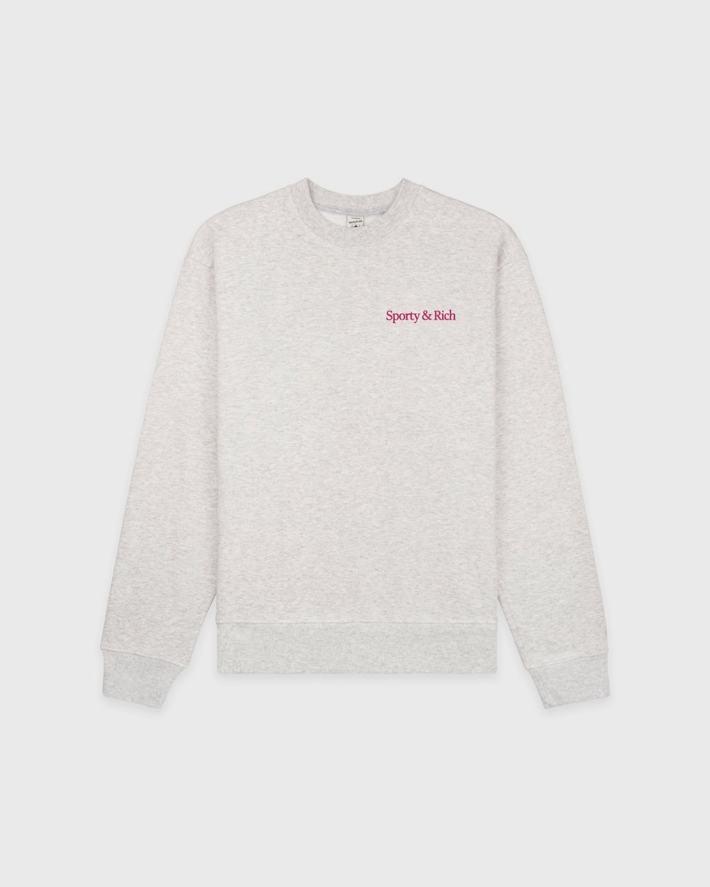 NY Motion Crewneck - Heather Gray/Berry/Azure Sporty & Rich US
