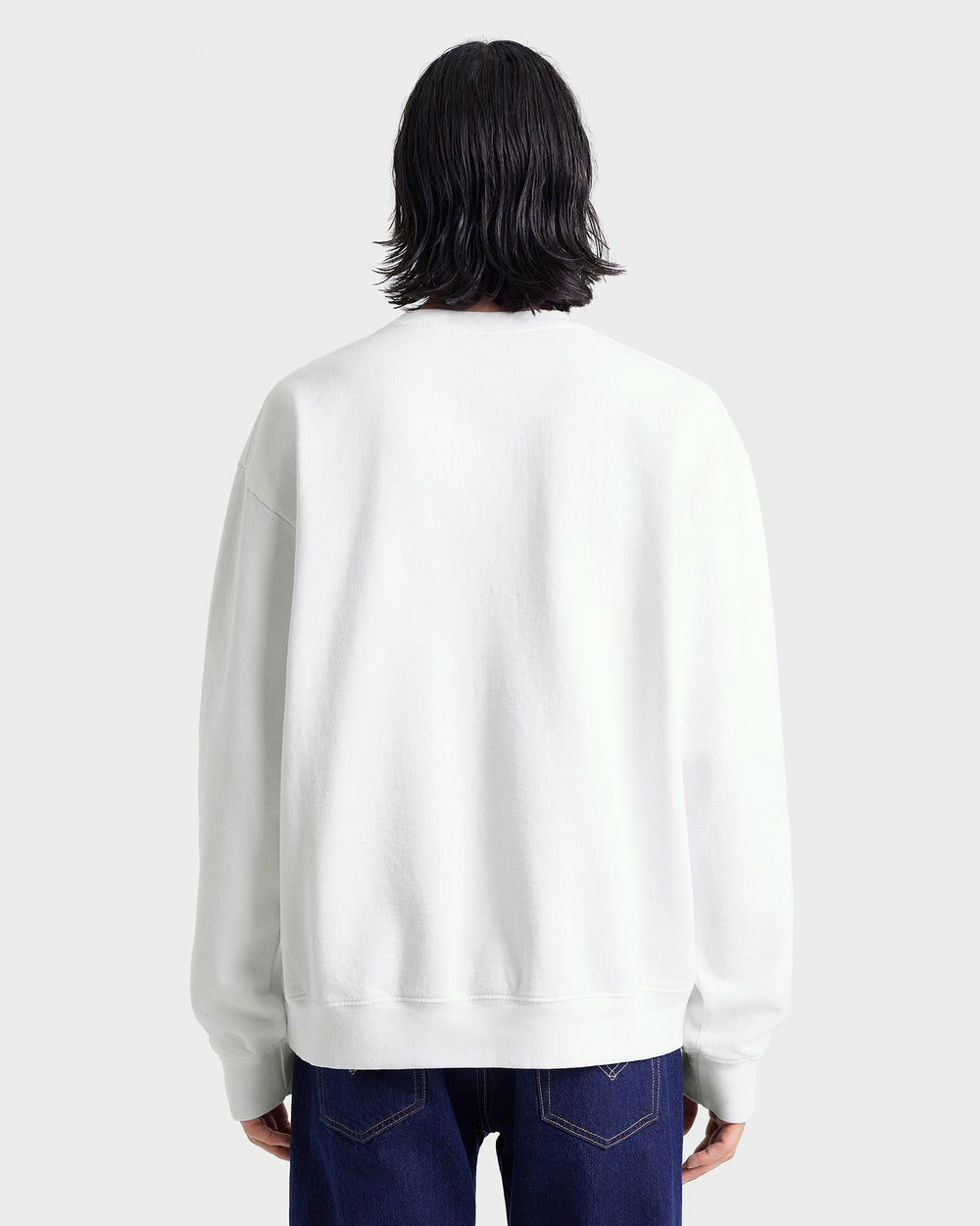 Run Club Crewneck - White/Ruby Sporty & Rich Sale