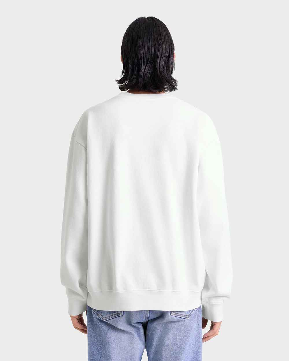 Beverly Script Crewneck - White/Ruby Sporty & Rich Online