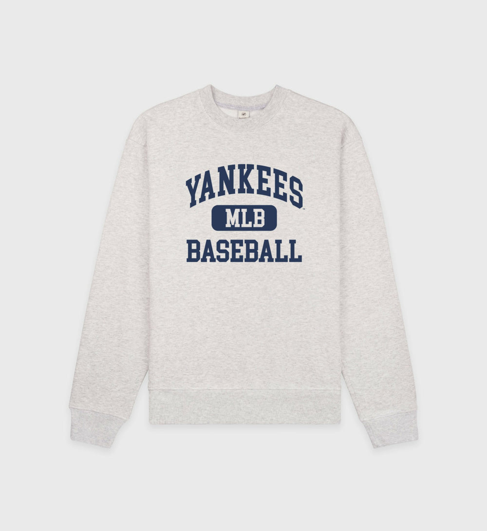 Yankees Ivy Crewneck - Heather Gray/Navy Sporty & Rich For Sale