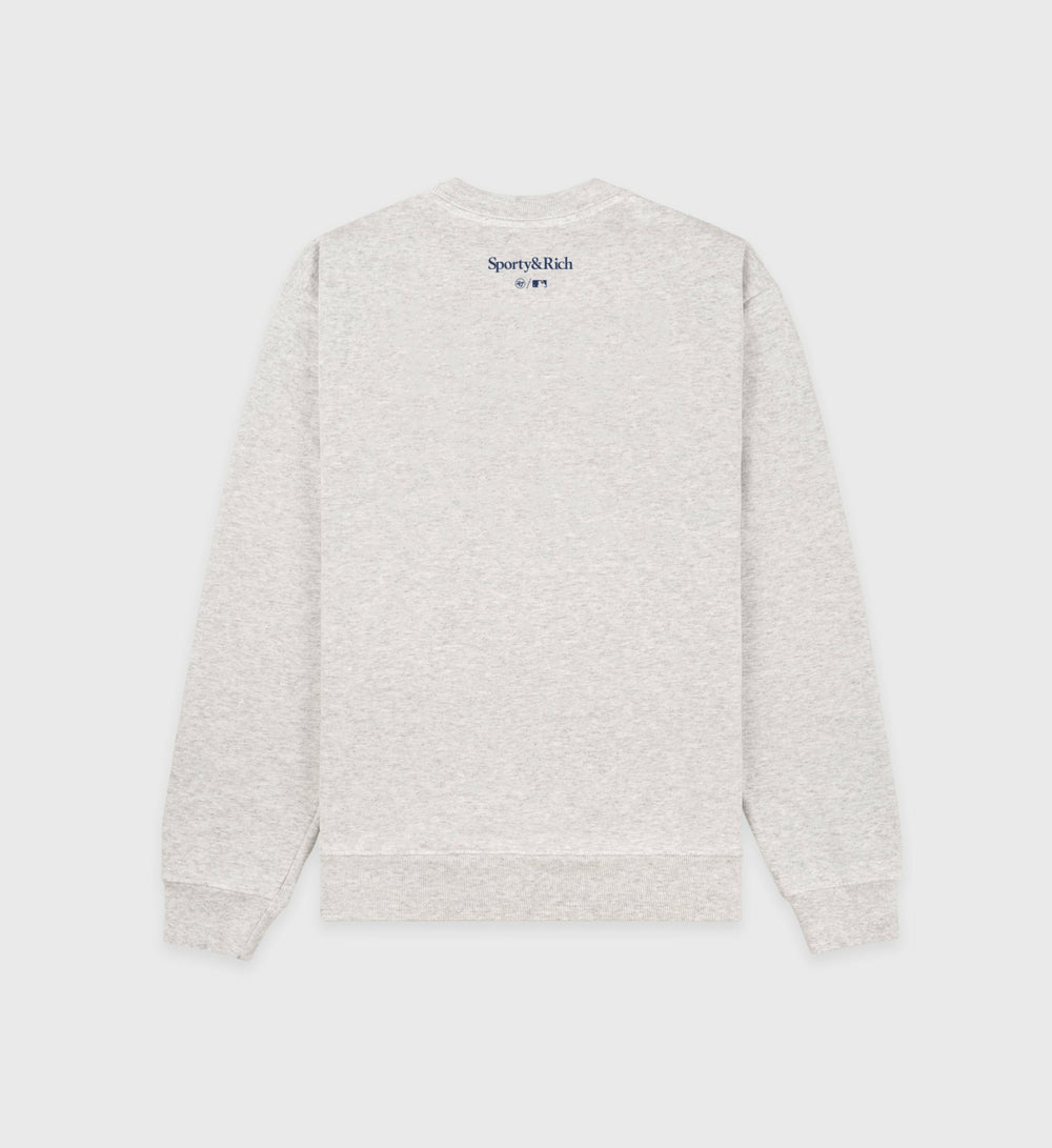Yankees Ivy Crewneck - Heather Gray/Navy Sporty & Rich For Sale