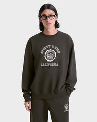 California Emblem Crewneck - Faded Black/White Sporty & Rich US