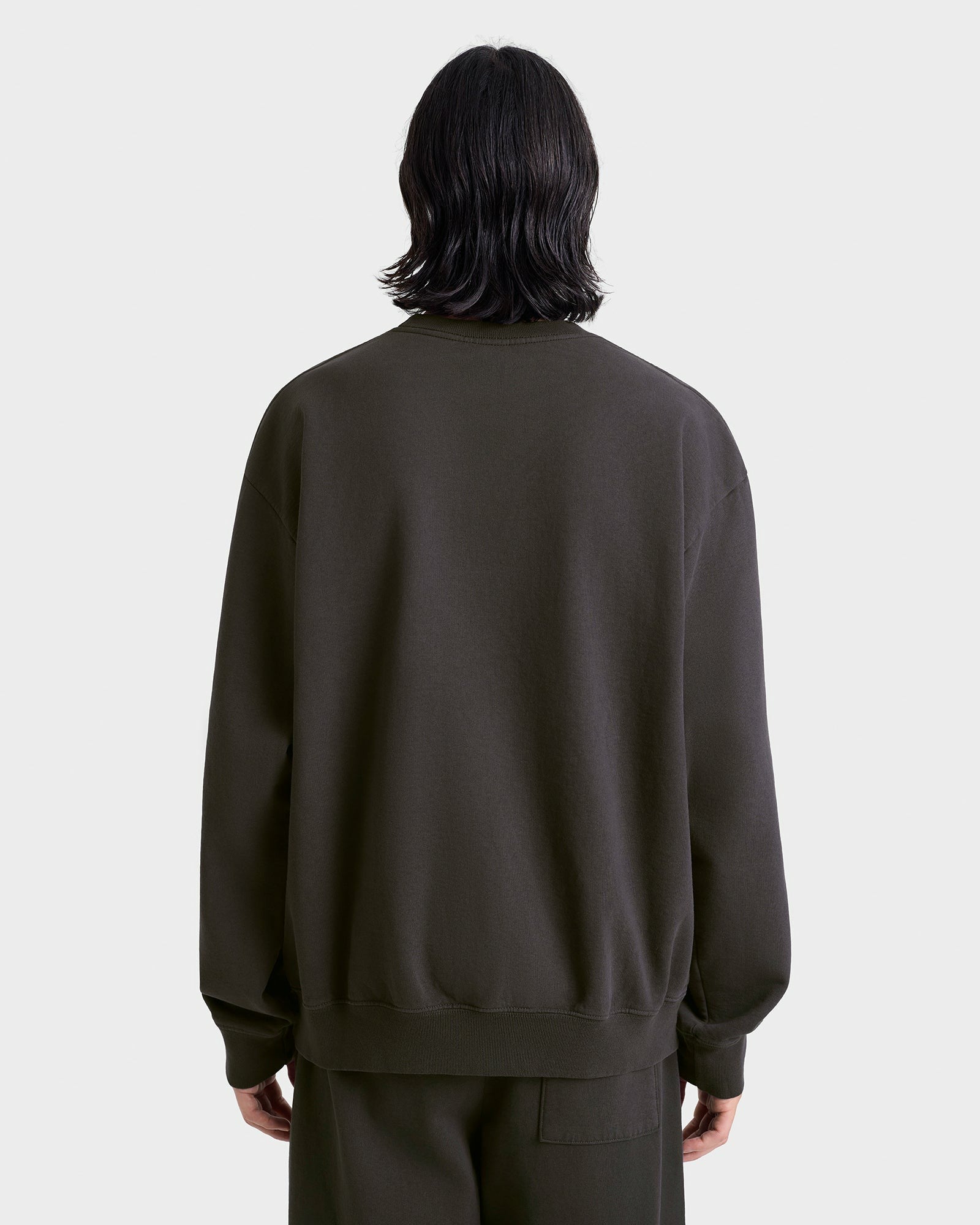 California Emblem Crewneck - Faded Black/White Sporty & Rich US