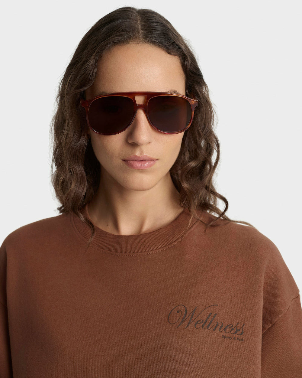 Soho Crewneck - Pecan Sporty & Rich Sale