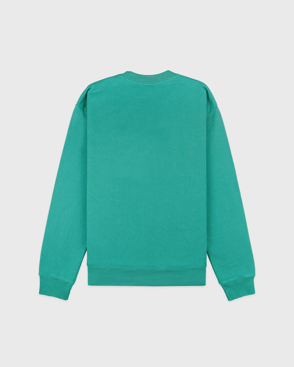 Spellout Embroidered Crewneck - Spring Green/Faded Black Sporty & Rich Discount