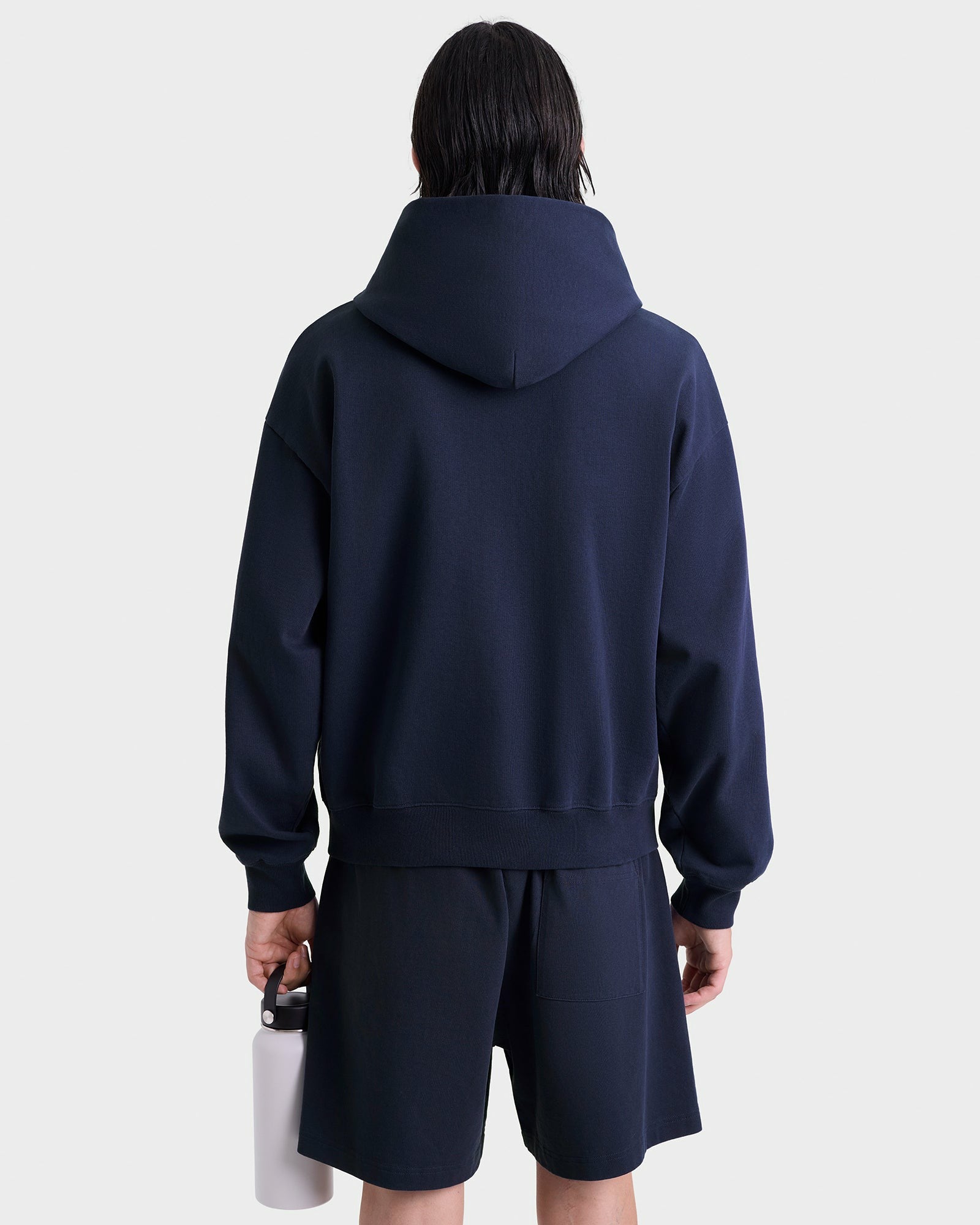 S&R Ivy Zip Hoodie - Navy/White Sporty & Rich Online