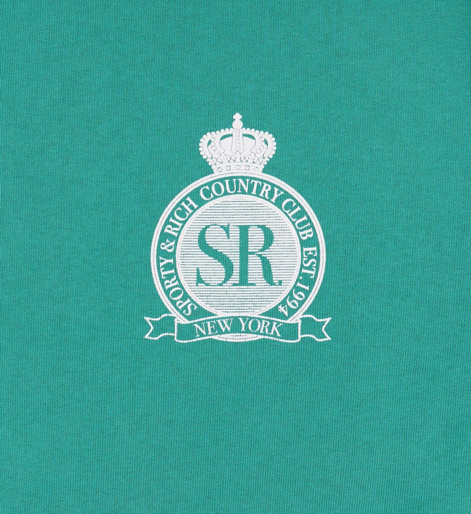 Royal Club Crewneck - Spring Green/White Sporty & Rich For Sale