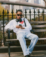 I Love NY Crewneck - White Sporty & Rich Outlet