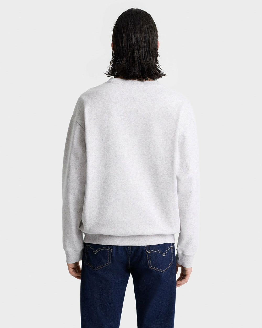 NY Minute Crewneck - Heather Gray/Navy Sporty & Rich US