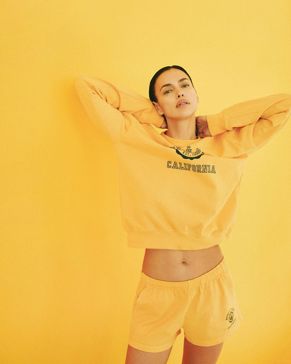 California Emblem Crewneck - Faded Gold Sporty & Rich US