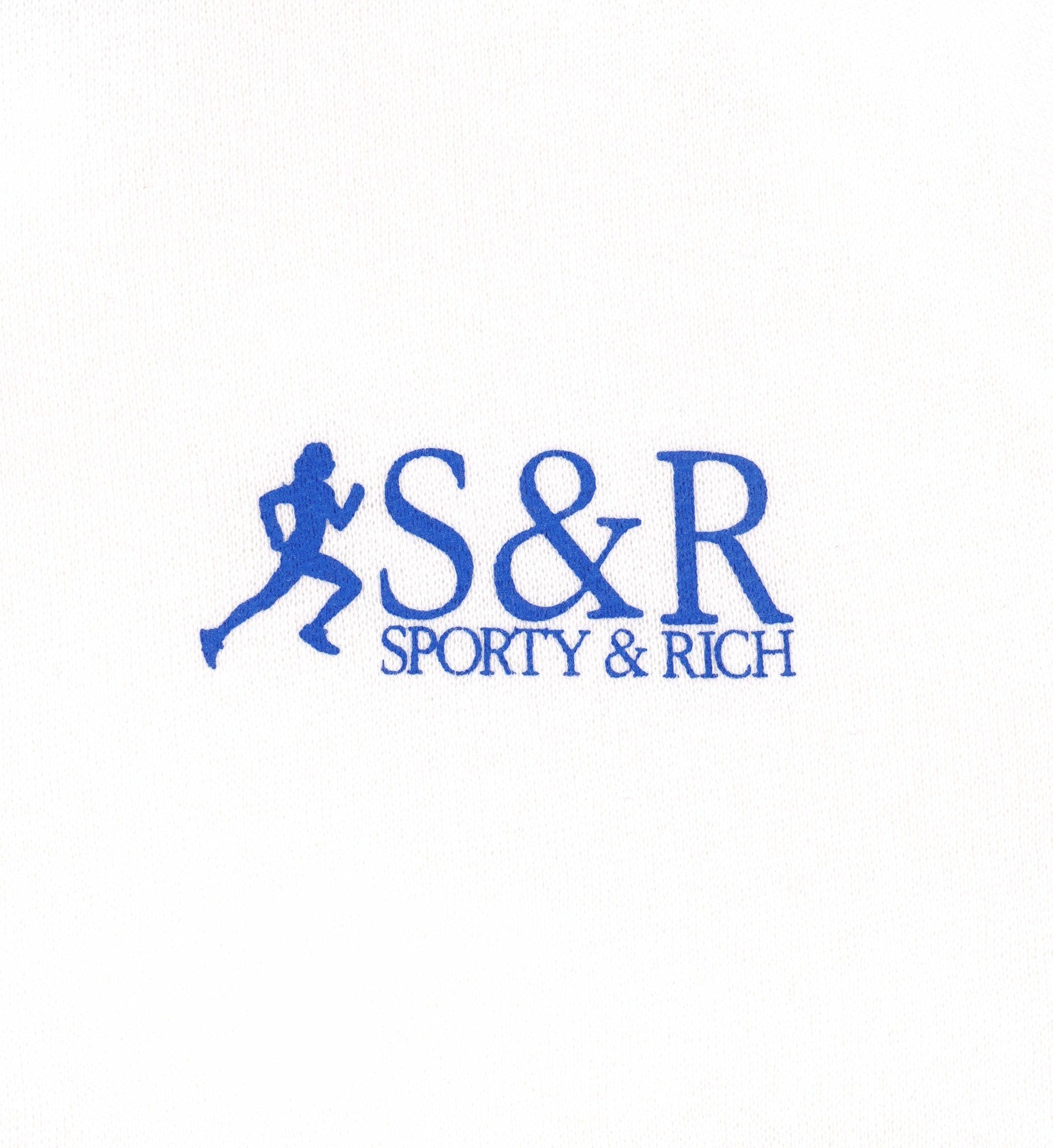 SR Runner Soft Crewneck - White/Team Blue Sporty & Rich Sale