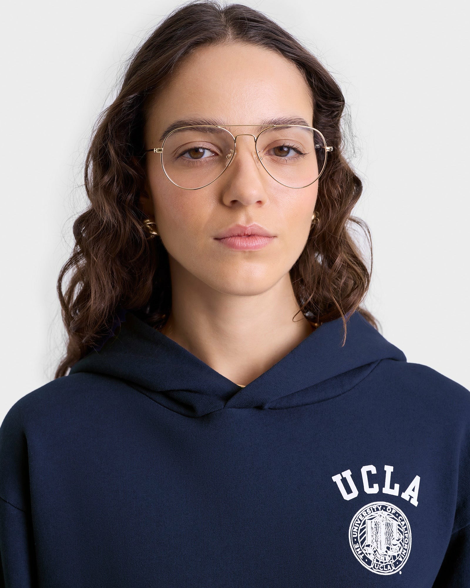 UCLA Crest Hoodie - Navy/White Sporty & Rich Online