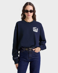 Westwood Crewneck - Navy/White Sporty & Rich Discount