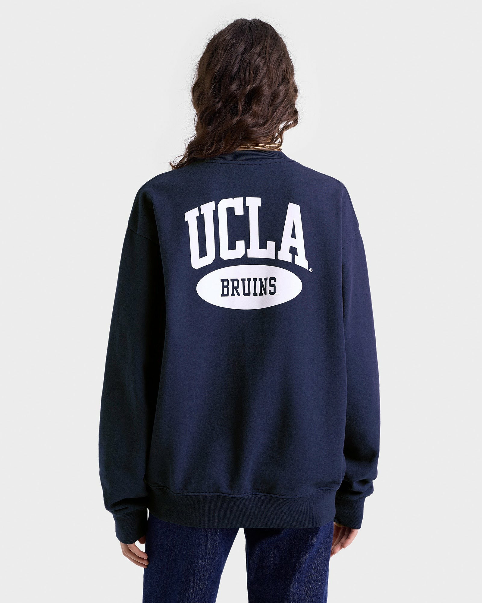 Westwood Crewneck - Navy/White Sporty & Rich Discount