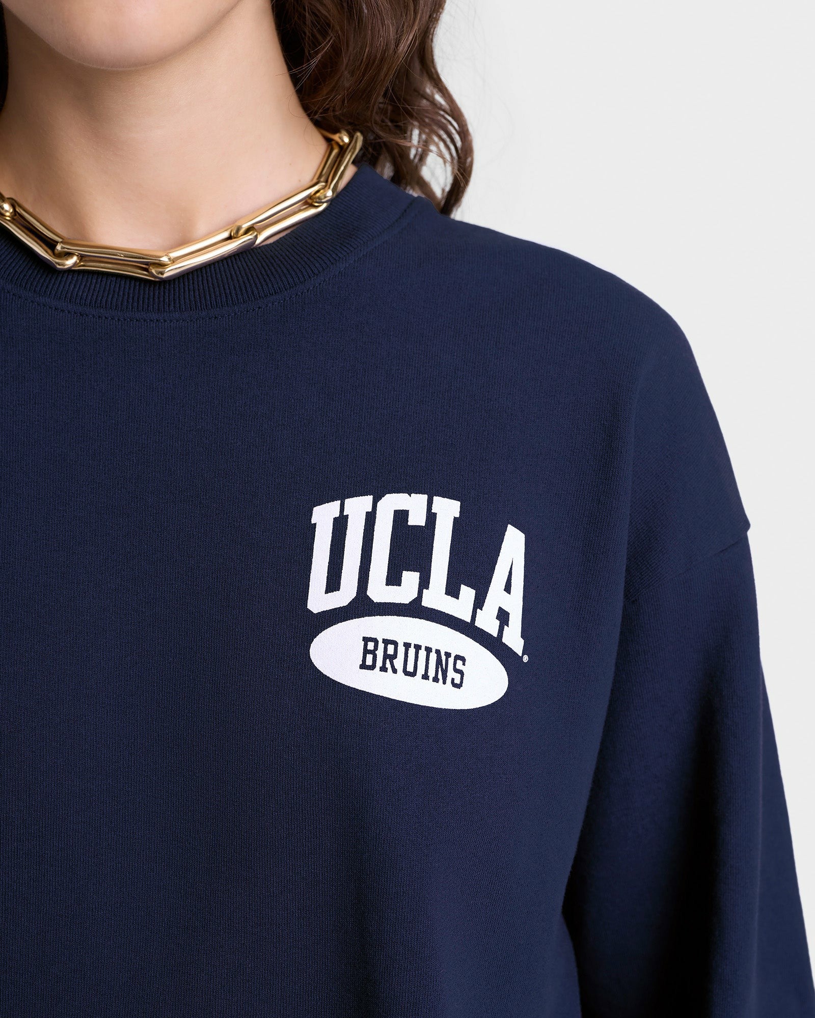 Westwood Crewneck - Navy/White Sporty & Rich Discount