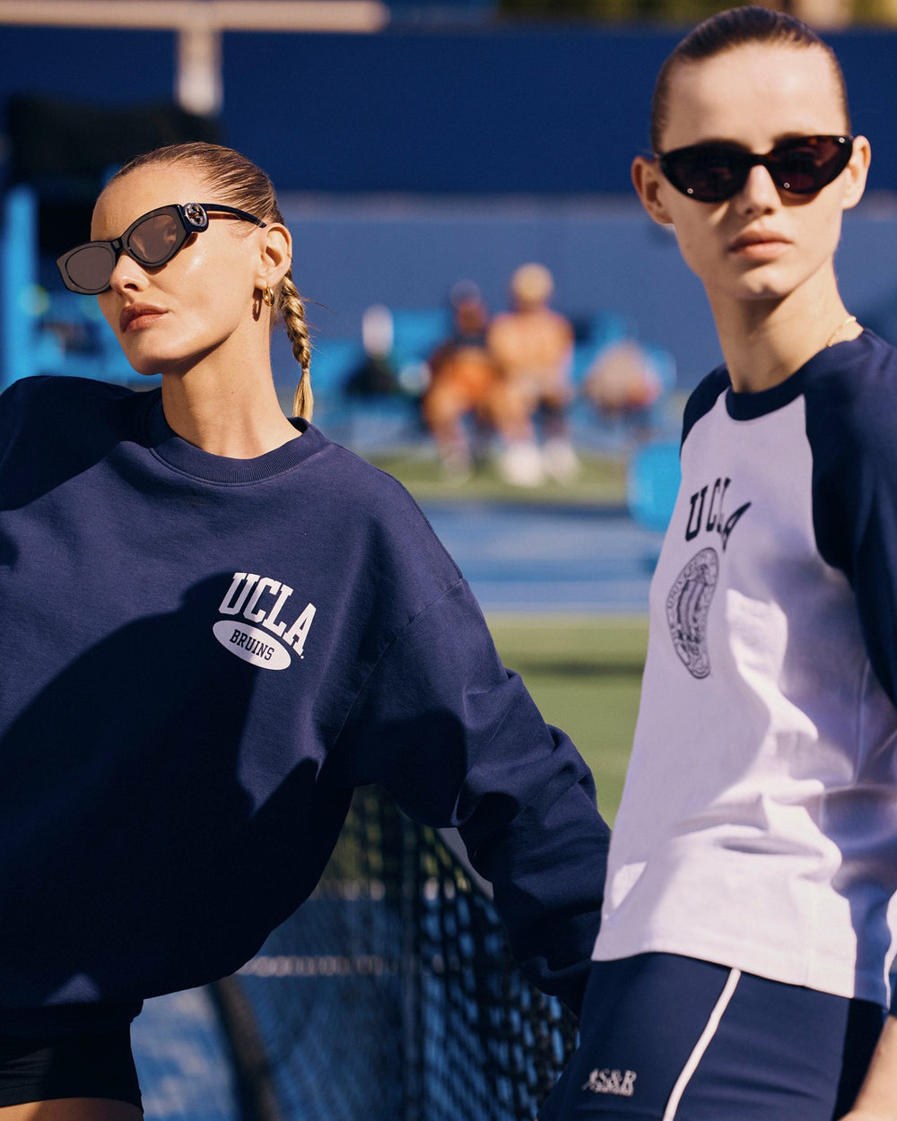 Westwood Crewneck - Navy/White Sporty & Rich Discount