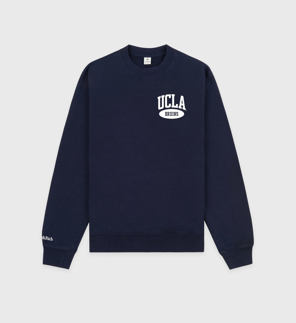 Westwood Crewneck - Navy/White Sporty & Rich Discount