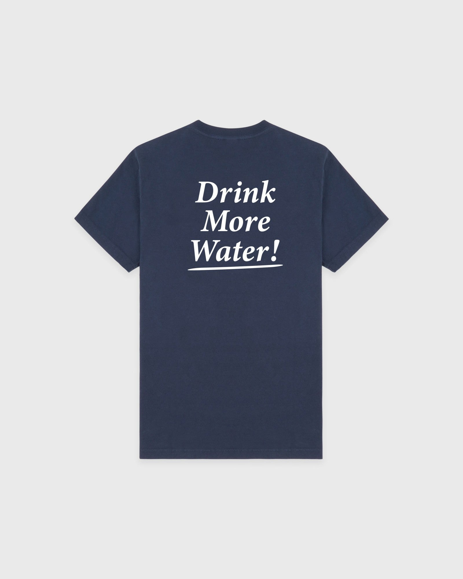 Drink More Water T-Shirt - Light Navy/White Sporty & Rich Sale