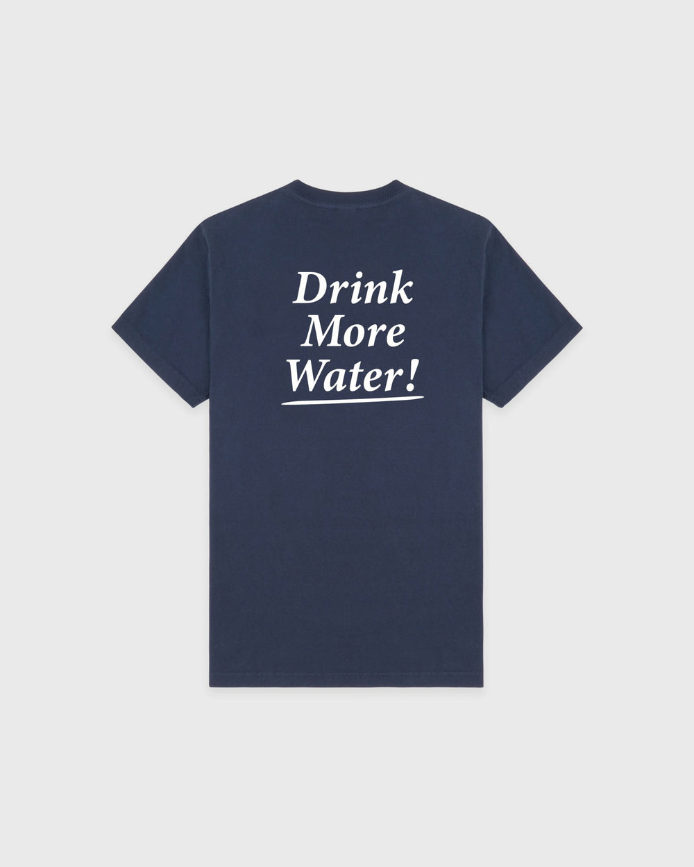 Drink More Water T-Shirt - Light Navy/White Sporty & Rich Sale