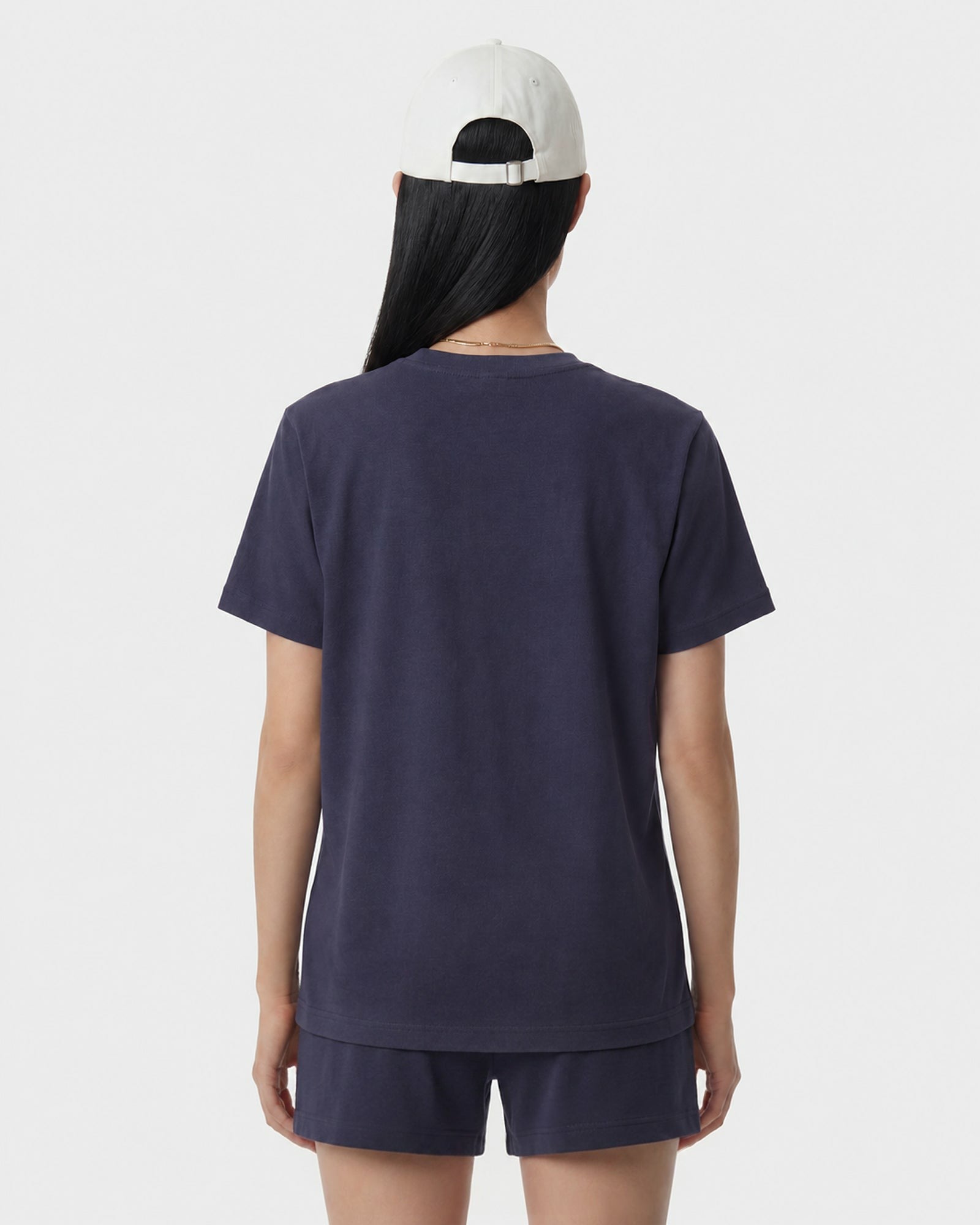 H&W Crest T-Shirt - Light Navy/White Sporty & Rich Discount