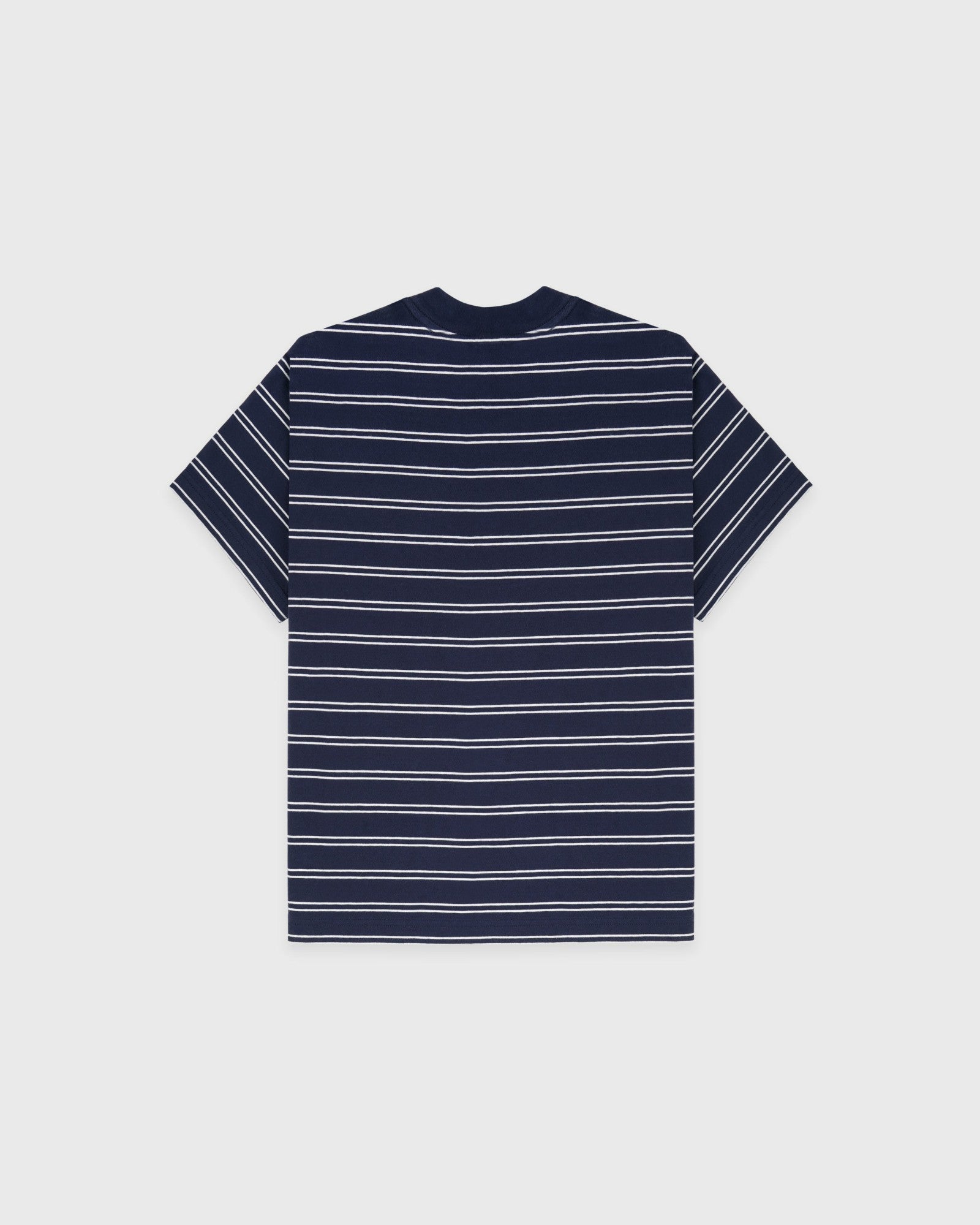 NY Crest T-Shirt - Light Navy Striped/Light Navy Sporty & Rich For Sale