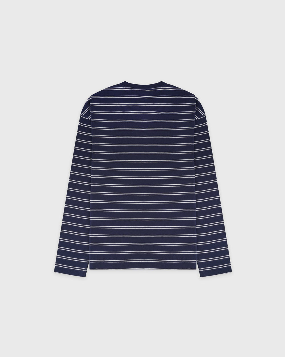 NY Crest Easy Longsleeve - Light Navy Striped/Light Navy Sporty & Rich Outlet