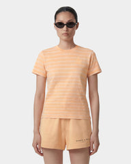 NY Crest T-Shirt - Limone Striped/Limone Sporty & Rich US