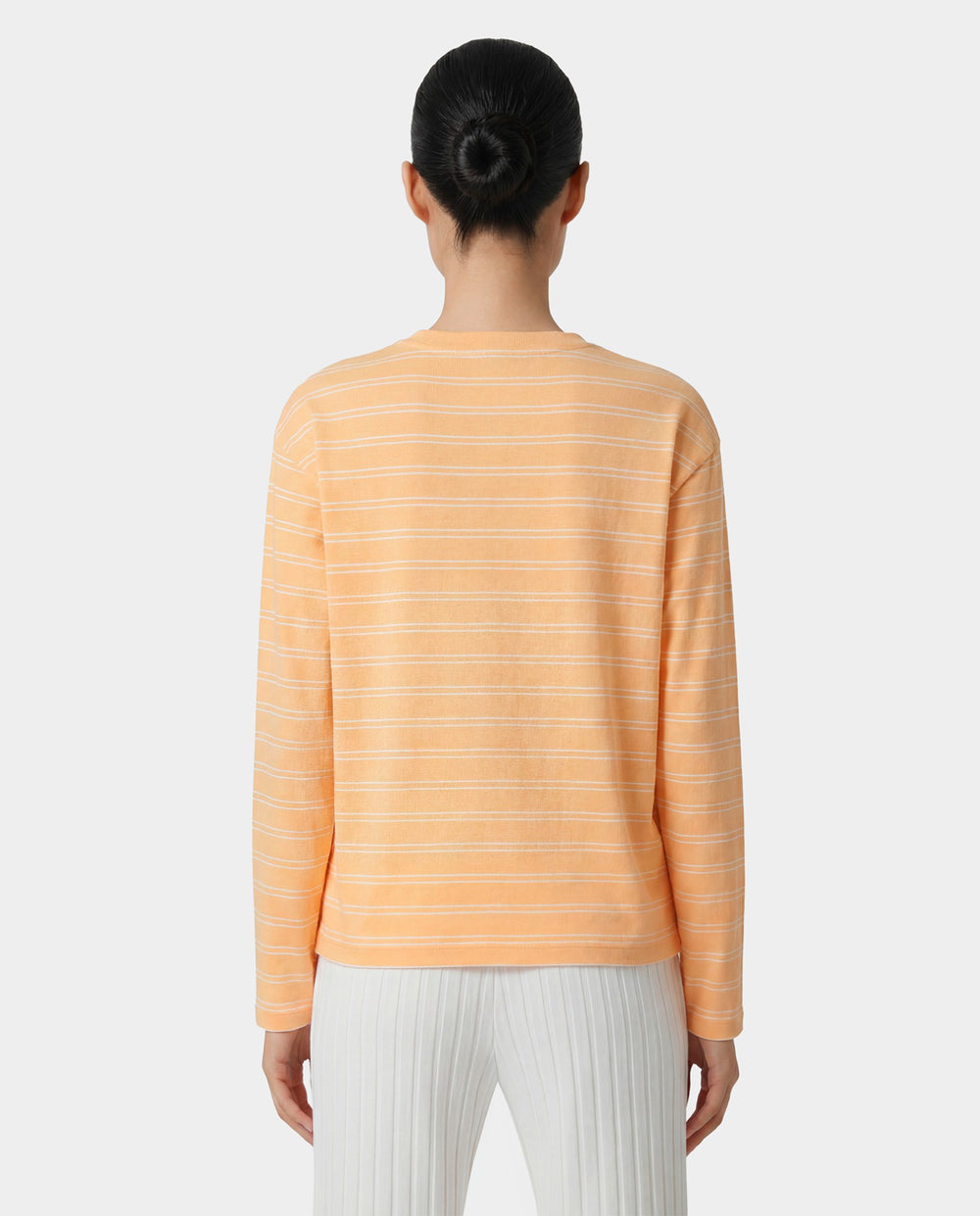 NY Crest Easy Longsleeve - Limone Striped/Limone Sporty & Rich Sale
