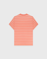 NY Crest T-Shirt - Flamingo Striped/Flamingo Sporty & Rich Online