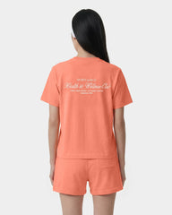 H&W Club T-Shirt - Flamingo/White Sporty & Rich For Sale