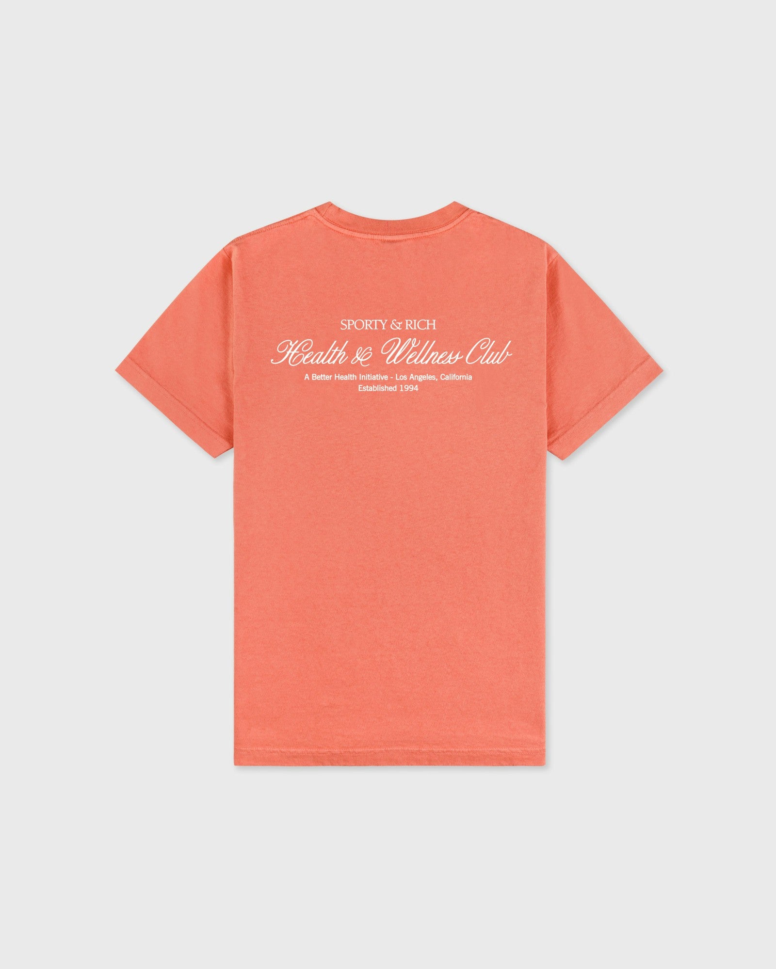 H&W Club T-Shirt - Flamingo/White Sporty & Rich For Sale