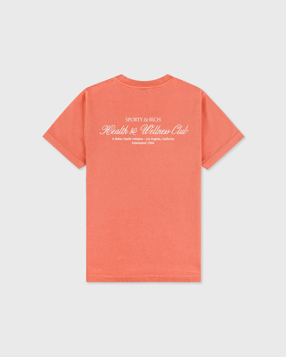 H&W Club T-Shirt - Flamingo/White Sporty & Rich For Sale