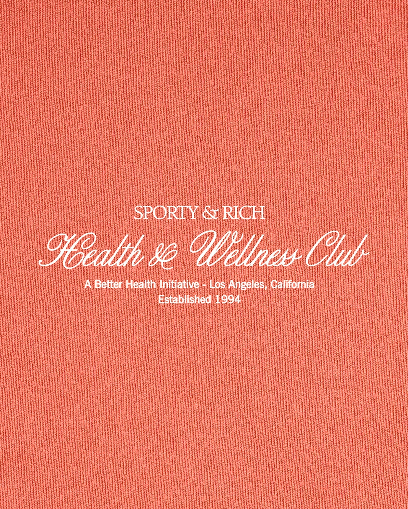 H&W Club T-Shirt - Flamingo/White Sporty & Rich For Sale