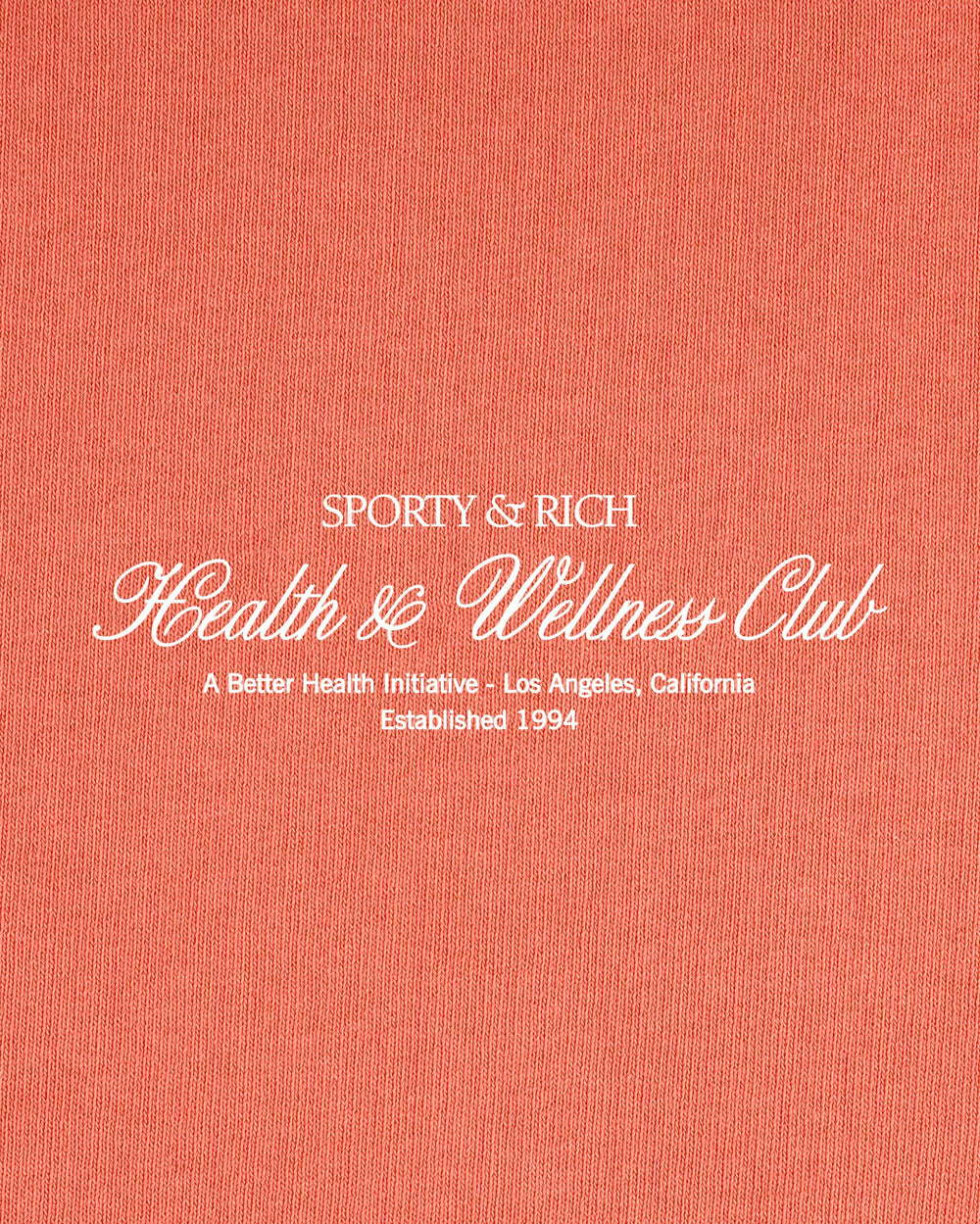 H&W Club T-Shirt - Flamingo/White Sporty & Rich For Sale