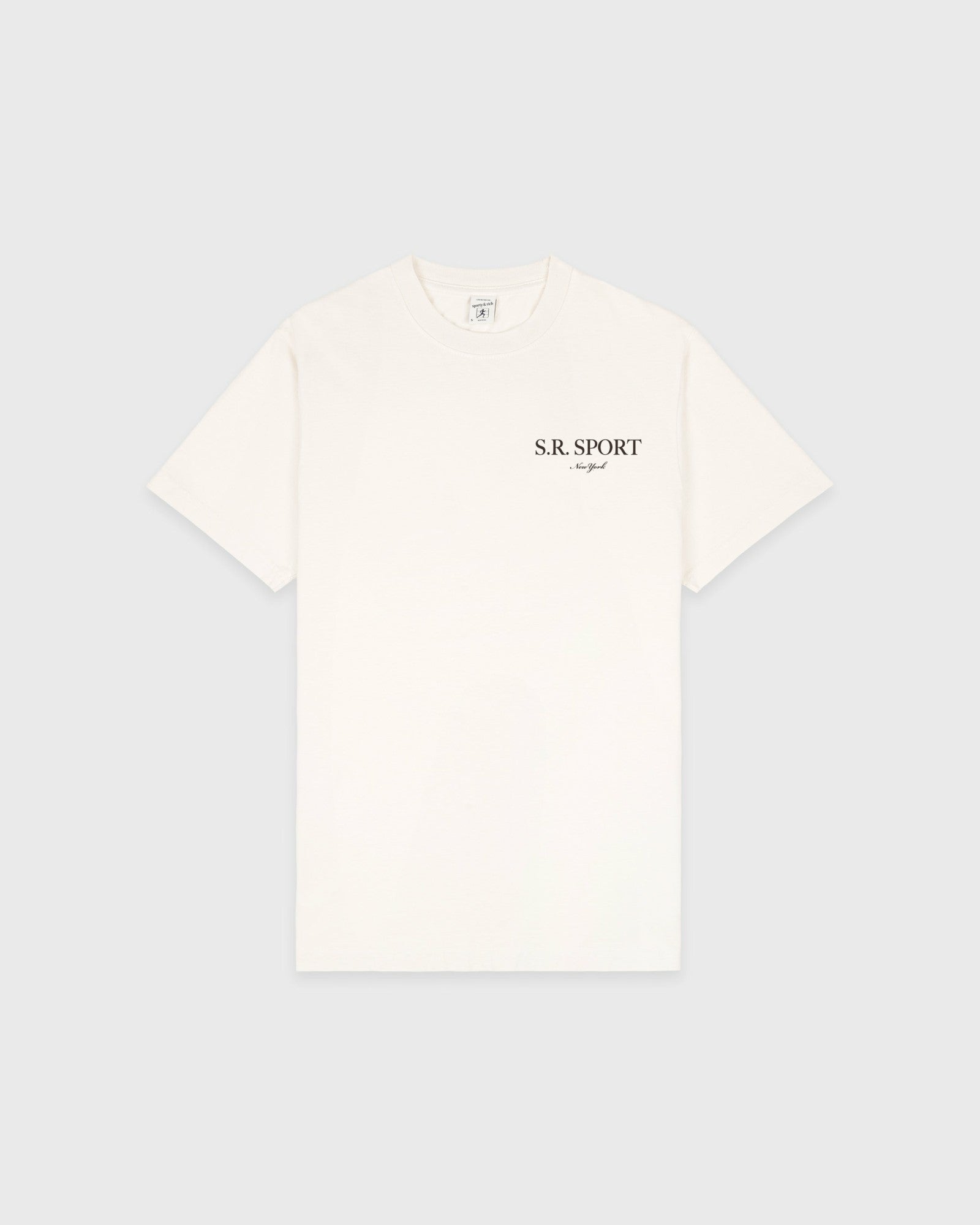 Wimbledon T-Shirt - Ecru Sporty & Rich Outlet