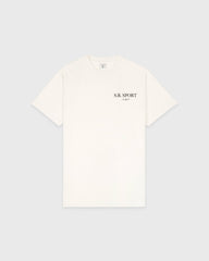 Wimbledon T-Shirt - Ecru Sporty & Rich Outlet