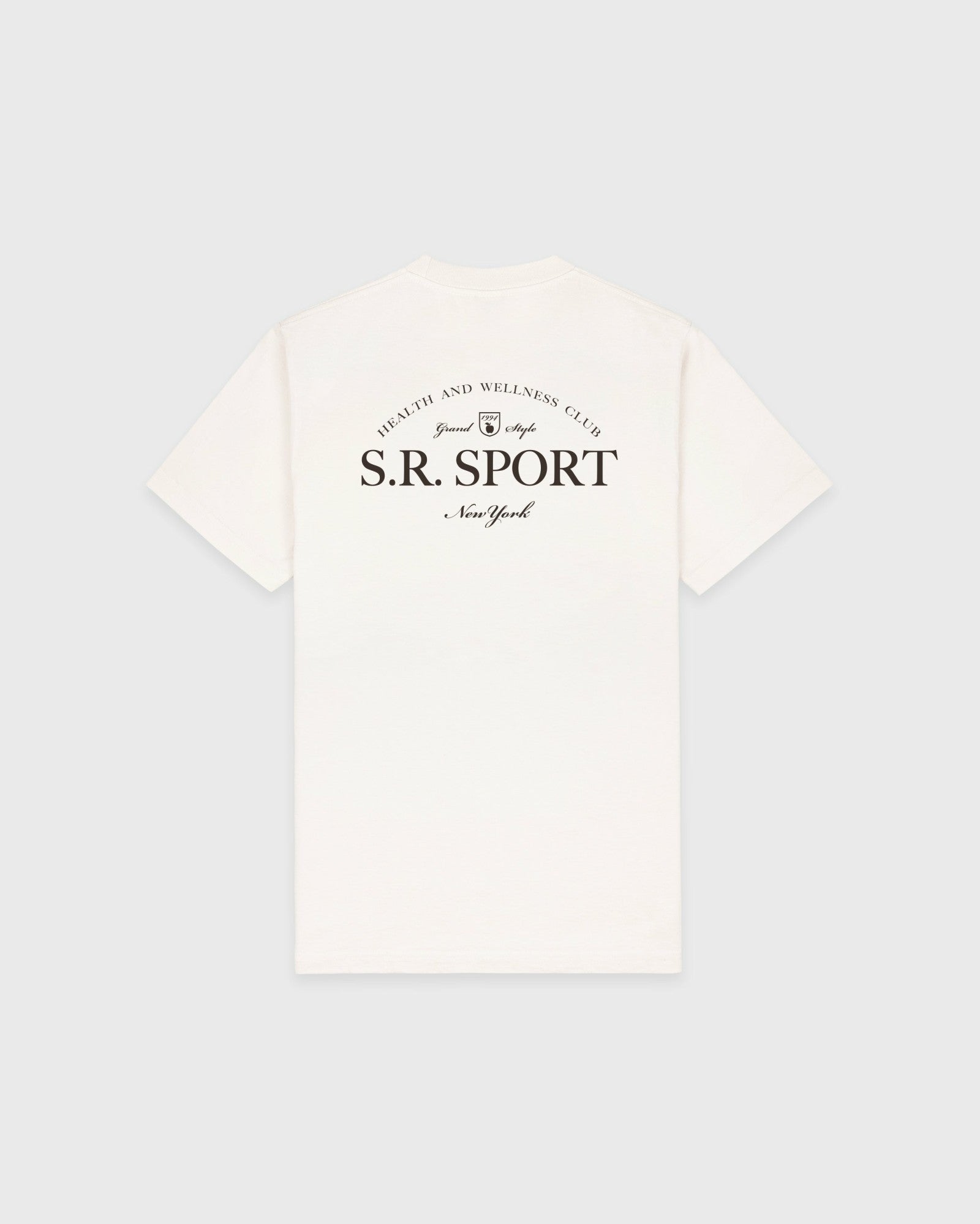 Wimbledon T-Shirt - Ecru Sporty & Rich Outlet