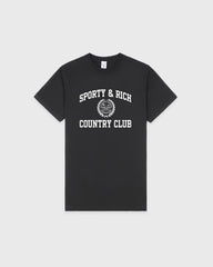 Varsity Crest T-Shirt - Carbon Sporty & Rich Discount