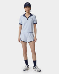 Signature Logo Terry Polo - Ciel/Navy Sporty & Rich US