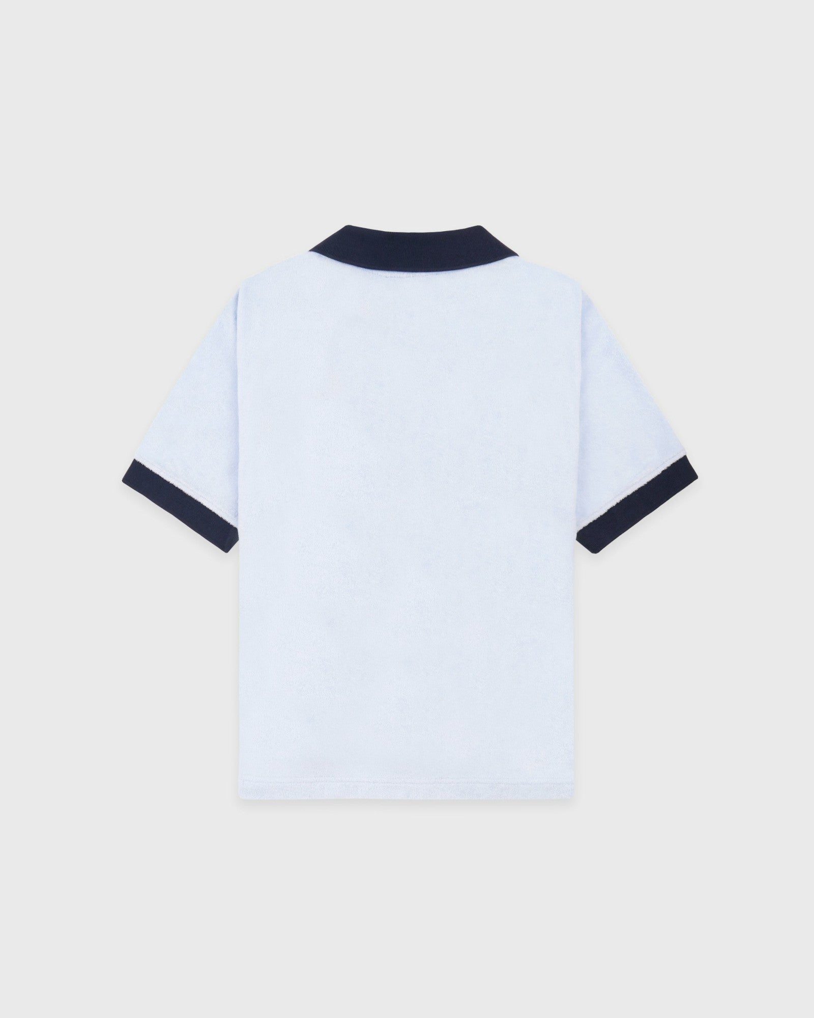 Signature Logo Terry Polo - Ciel/Navy Sporty & Rich US