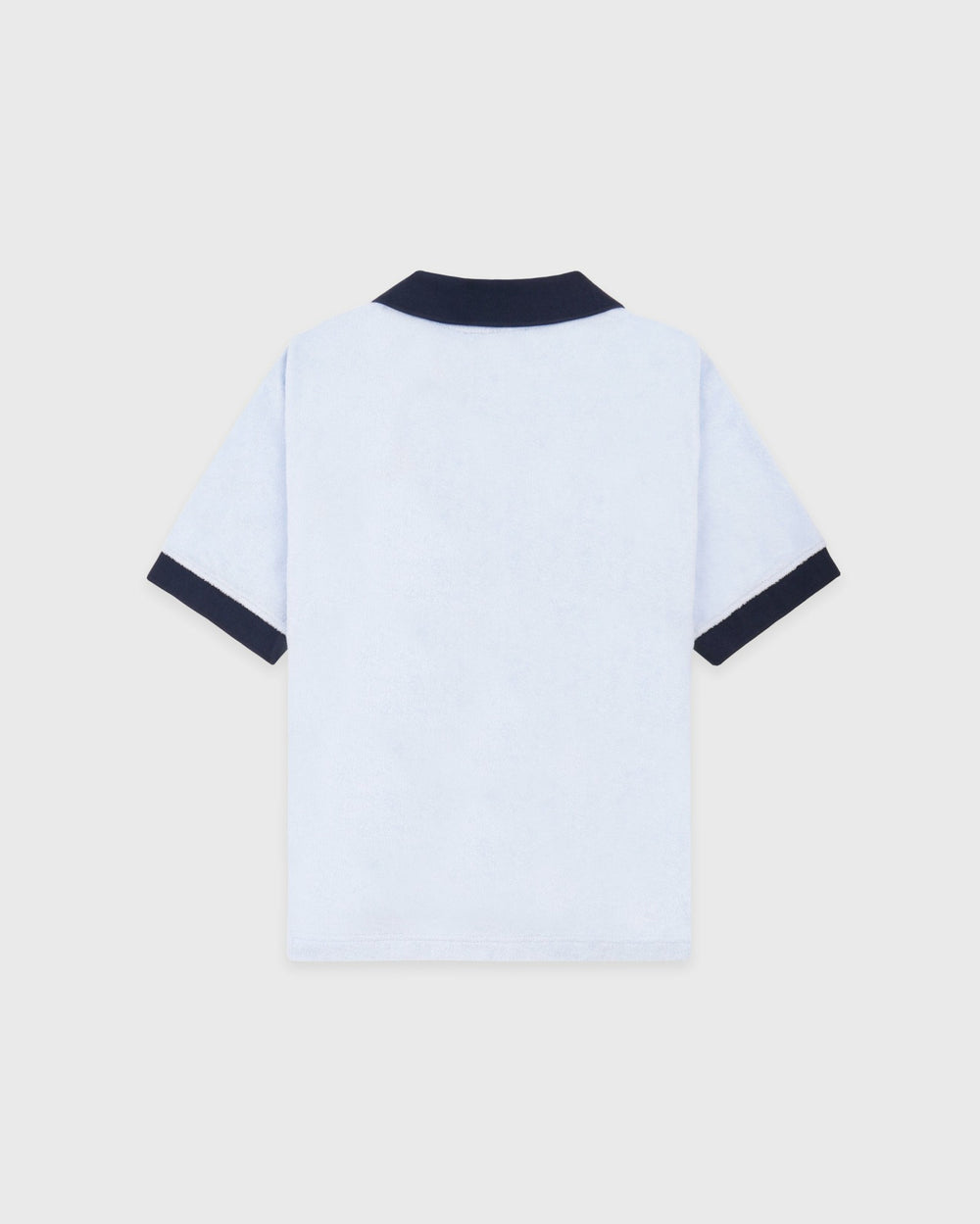 Signature Logo Terry Polo - Ciel/Navy Sporty & Rich US
