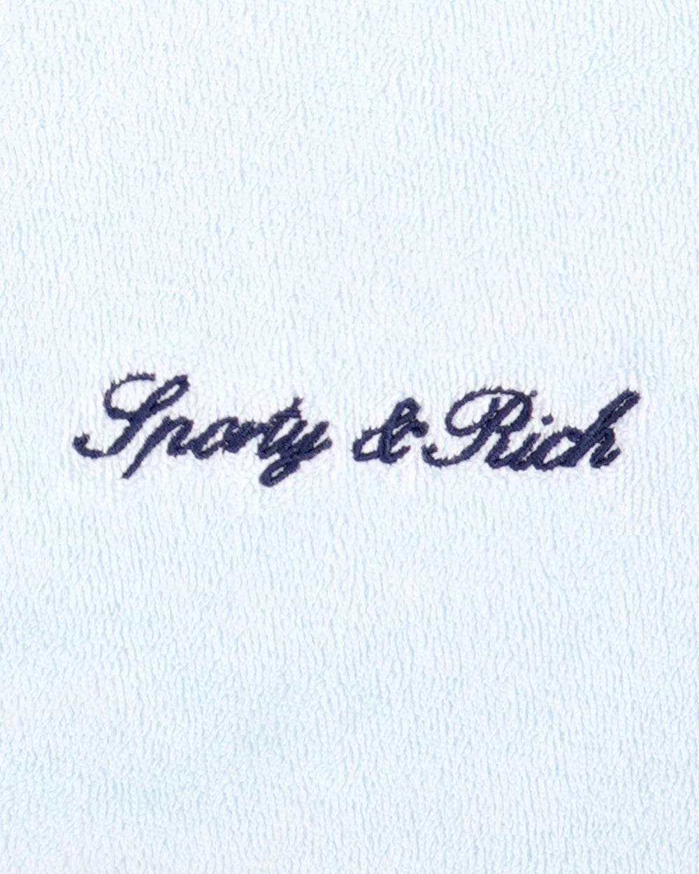 Signature Logo Terry Polo - Ciel/Navy Sporty & Rich US