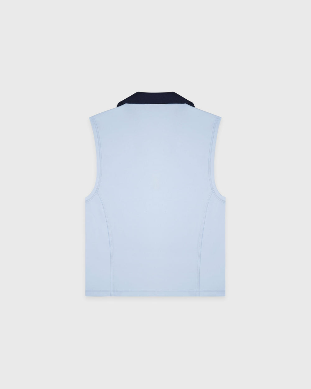 Signature Logo Sports Polo Vest - Ciel/Navy Sporty & Rich For Sale