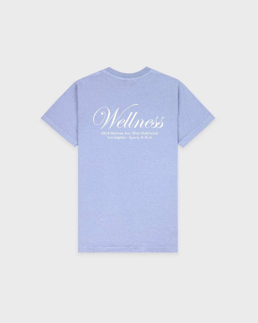 Avenue T-Shirt - Periwinkle/White Sporty & Rich Discount