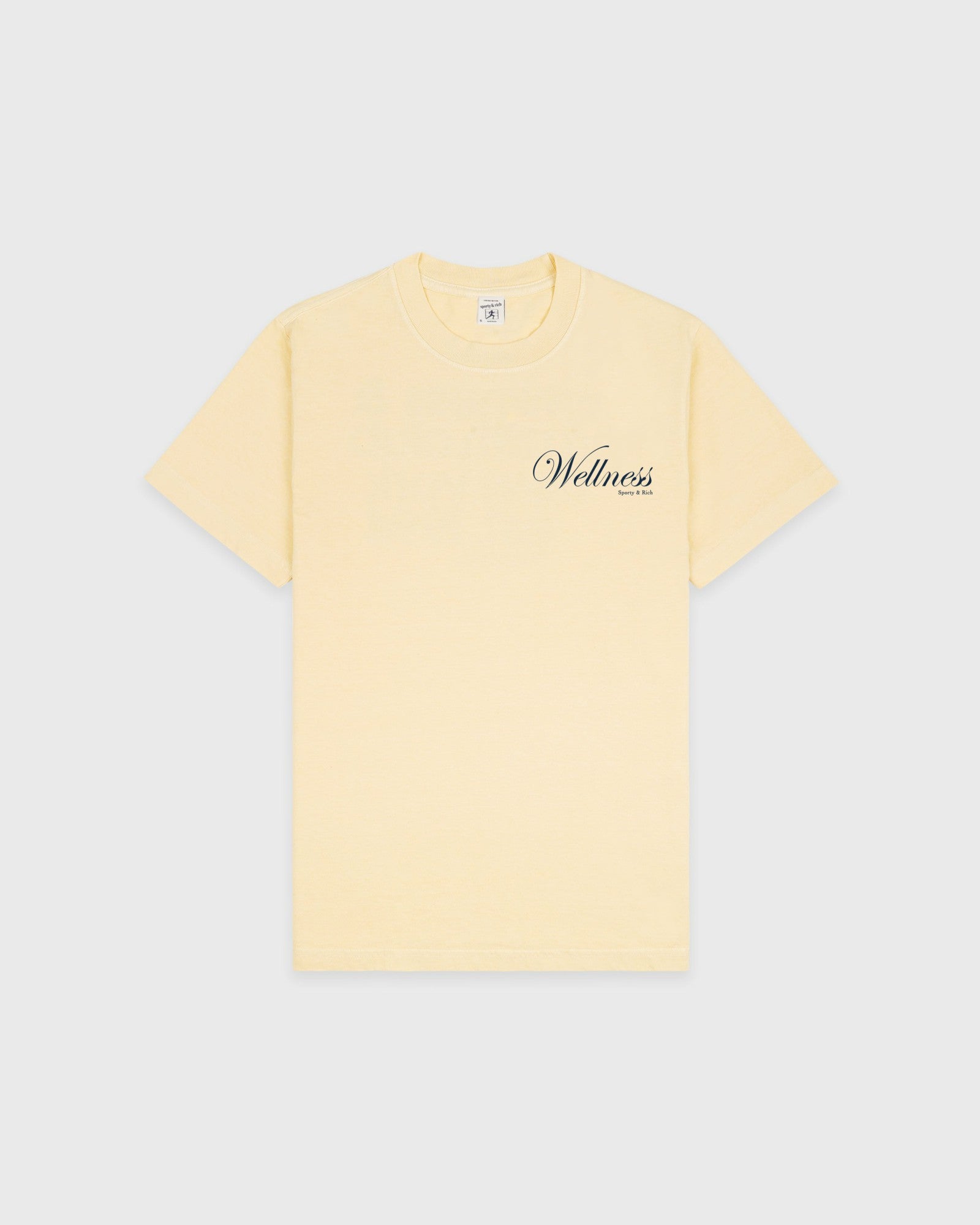 Avenue T-Shirt - Almond/Navy Sporty & Rich For Sale