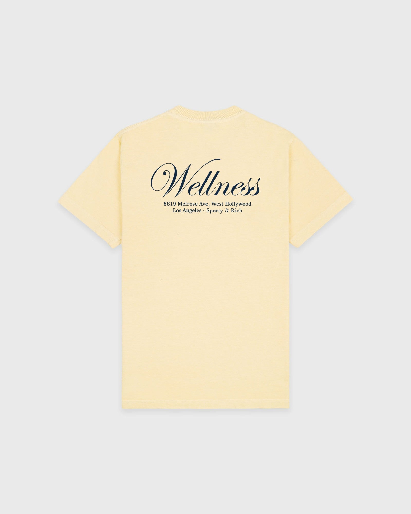 Avenue T-Shirt - Almond/Navy Sporty & Rich For Sale