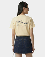 Avenue T-Shirt - Almond/Navy Sporty & Rich For Sale