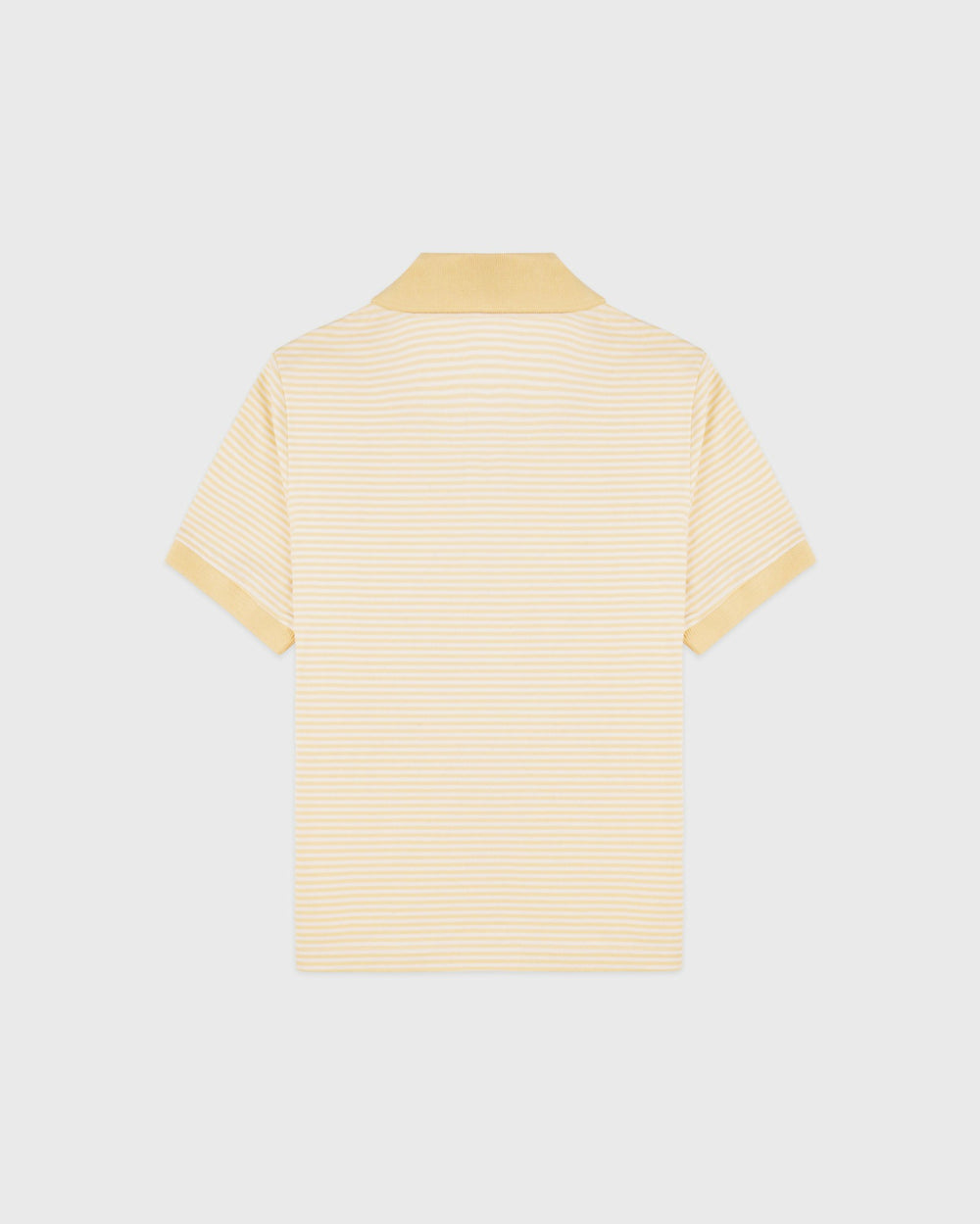 NY Crest Prep Polo - Almond Striped Sporty & Rich Discount