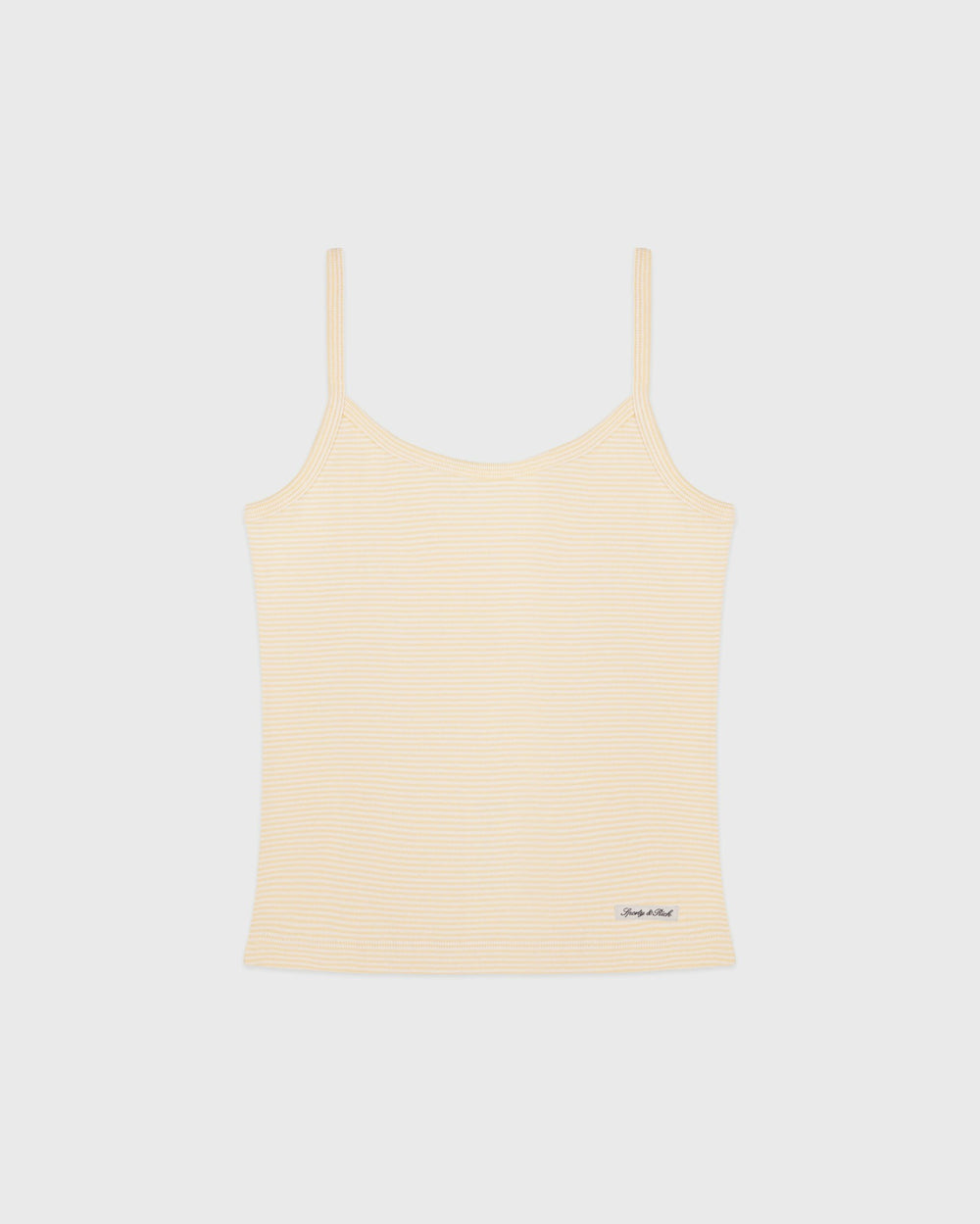 Signature Logo House Tank - Almond Striped Sporty & Rich For Sale