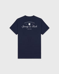 Syracuse T-Shirt - Navy Sporty & Rich Outlet